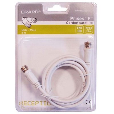 ERARD Connectique Vid&eacute;o Cordon Tv  - 5501