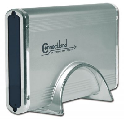 CONNECTLAND  Bo&icirc;tier Externe USB 2.0 pour disque dur SATA 3,5"" ou IDE