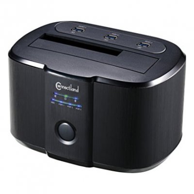 CONNECTLAND  DOCK-CNL-GDPD05U Station d'accueil avec Hub USB 3.0 Noir