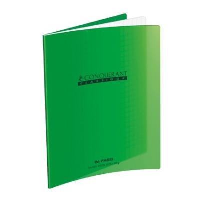 MAJUSCULE Conquerant Cahier 170 x 220 mm, sey&egrave;s, vert - Lot de 12