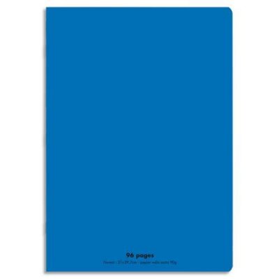 CLAIREFONTAINE CONQUERANT CLASSIQUE Cahier 210 x 297 mm, s&eacute;y&egrave;s, bleu