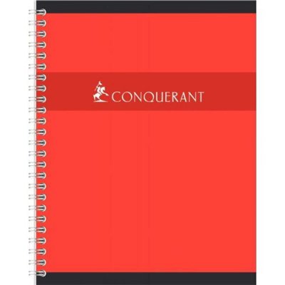 CONQUERANT  SEPT Cahier reliure int&eacute;grale, 170 x 220 mm 5 x 5