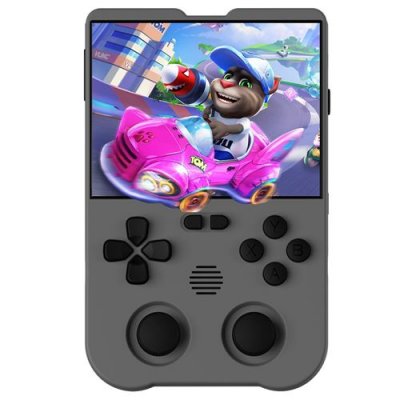 GENERIQUE Console de jeu portable AMPOWN XU10 Carte TF 64 G Linux Plus de 10 000 jeux - Gris 
