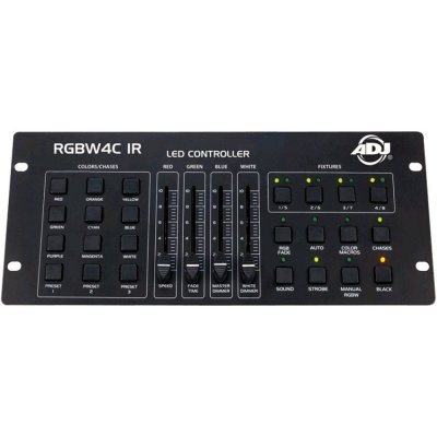 ADJ Console DMX-512 &agrave; 32 canaux  - RGBW 4C IR  Noir
