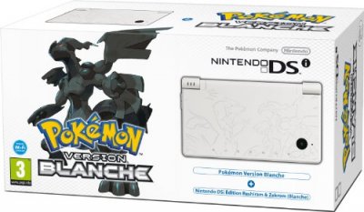 Console DSi Nintendo Edition Limit&eacute;e Pokemon Version Blanche