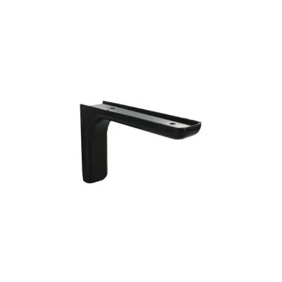 CIME Console &eacute;querre Leonard acier et plastique noir, 80x117mm. 