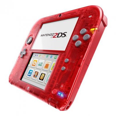 Console Nintendo 2DS - transparente rouge