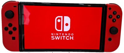 Console Nintendo Switch - Mod&egrave;le OLED Edition Mario (rouge)