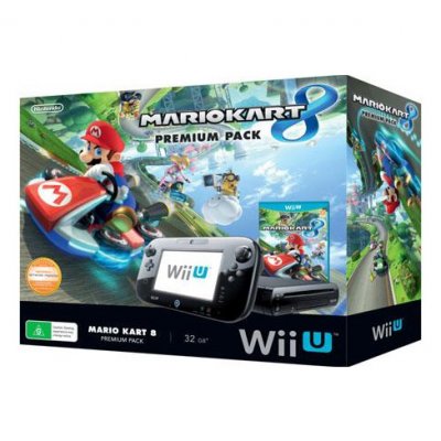 Console Nintendo Wii U 32 Go noire + Mario Kart 8 - premium pack