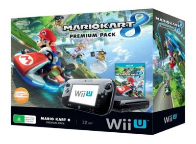 Console Nintendo Wii U 32 Go noire + Mario Kart 8 - premium pack