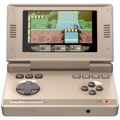 KOCH MEDIA Console r&eacute;trogaming  Evercade Handheld C64 Beige