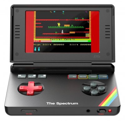 KOCH MEDIA Console r&eacute;trogaming  Evercade Handheld ZX Spectrum Noir