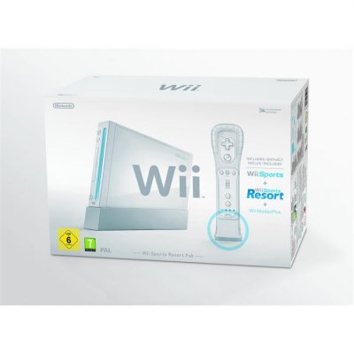 Console Wii blanche Nintendo + Wii Sports et Wii Sports Resort Edition Limit&eacute;e