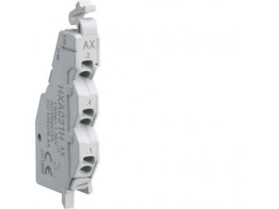 HAGER Contact auxiliaire x160-x250 1NO+1NC 250V AC (HXA021H)