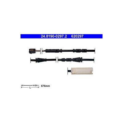ATE Contact d'avertissement, usure des plaquettes de frein  620297