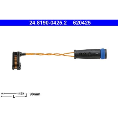 ATE Contact d'avertissement, usure des plaquettes de frein  620425