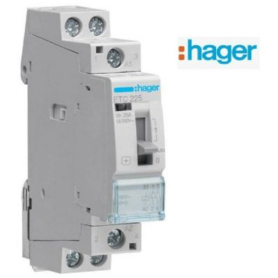 HAGER Contacteur double tarif Jour / Nuit - 25A - 2F