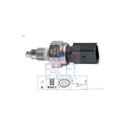 FACET Contacteur feu de recul Made in Italy - OE Equivalent