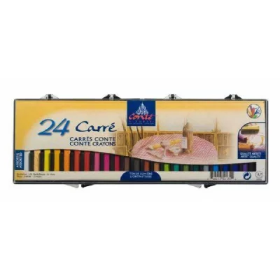 GENERIQUE CONTE A PARIS 24 Carr&eacute;s Couleurs Assorties
