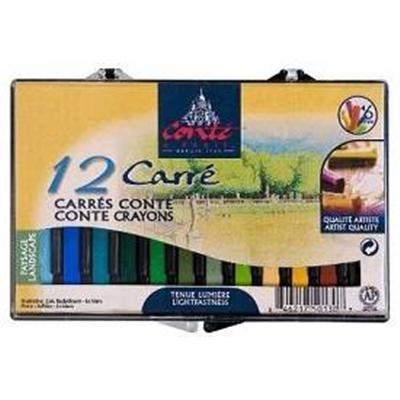 CONTE  A PARIS12 Carr&eacute;s Couleurs Paysage