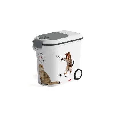 CURVER Conteneur &agrave; croquettes  pour chat - jusqu'&agrave; 12 kg de croquettes