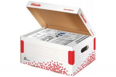 ESSELTE Conteneur  Speedbox Pour Classeurs &Agrave; Levier Blanc