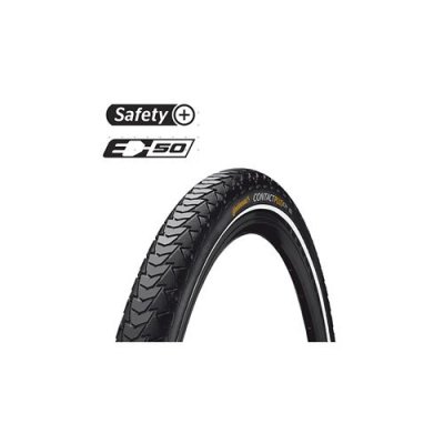 CONTINENTAL  Contact Plus Pneus pour v&eacute;lo Mixte, Noir R&eacute;flex, 47-622