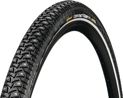 CONTINENTAL  Contact Spike 240 Wire Bead Tyre - Noir/R&eacute;fl&eacute;chissant
