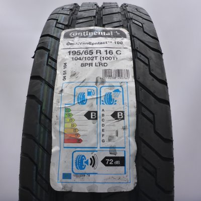 CONTINENTAL  CONTIVANCONTACT 100 195/65 R16 104/102T