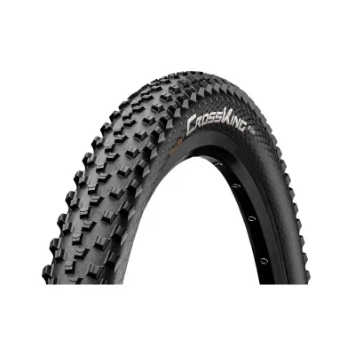 CONTINENTAL  Cross King Bicycle Tire Unisex-Adult, Black, 24"", 24 x 2.00
