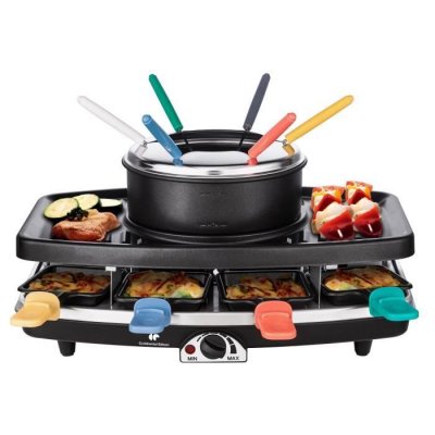 CONTINENTAL EDISON  CERFG86B - Raclette/gril/fondue - 1.1 kWatt 