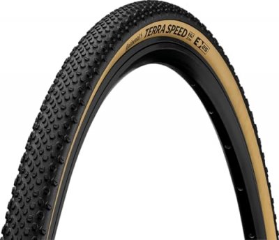CONTINENTAL  Terra Speed Folding TL Tyre (ProTection) - Black Cream} - 700c}, Black Cream}