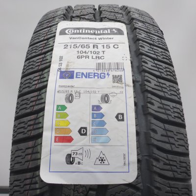 CONTINENTAL  VanContact Winter 215/65 R15 104/102T