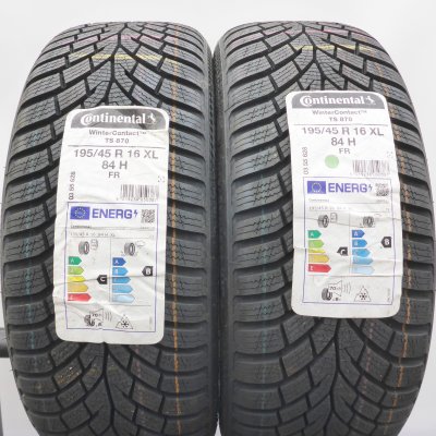 CONTINENTAL  WinterContact TS 870 ( 195/45 R16 84H XL )