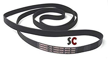 HOOVER Contitech 144001958 9PHE 1860 Multi V Courroie de rechange pour s&egrave;che-linge