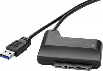 RENKFORCE - Contr&ocirc;leur de stockage - 2,5 po./3,5 po. partag&eacute; - SATA 6Gb/s - USB 3.0 - noir 