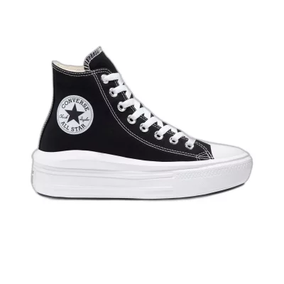 CONVERSE  Chuck Taylor All Star Move Baskets Botte Femme Noir - 37