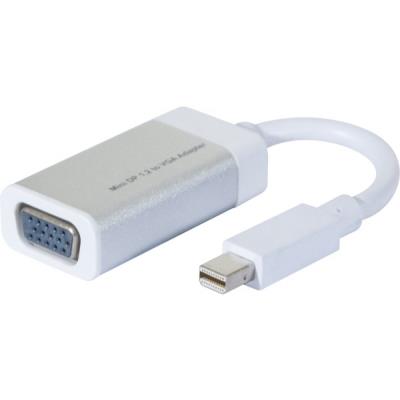 GENERIQUE Convertisseur actif Mini DisplayPort 1.2 - VGA bo&icirc;tier m&eacute;tal