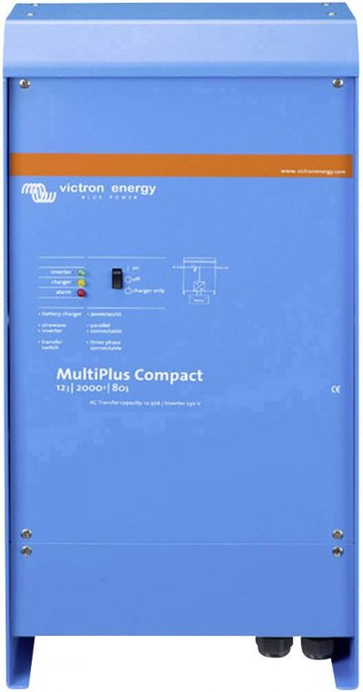 VICTRON ENERGY Convertisseur Chargeur 2000 VA (1600 Watts) Multiplus VICTRON (Voltage : 24 volts)