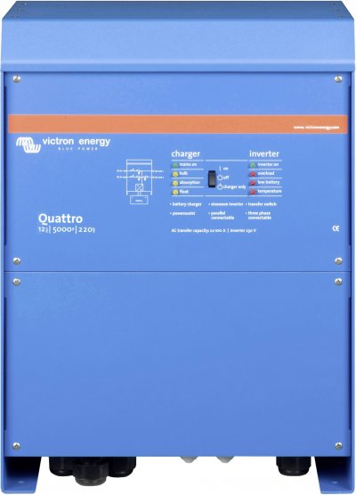 VICTRON ENERGY Convertisseur Chargeur quattro 3000 va (2500 w) Victron Voltage : 12 volts)