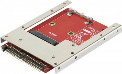 RENKFORCE Convertisseur dinterface 28554c162a [1x msata femelle - 1x ide m&acirc;le 44 p&ocirc;les] 1391543 