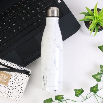 COOK CONCEPT  - KA4642 - Bouteille de Transport Isotherme Marbr&eacute;e 50 cl