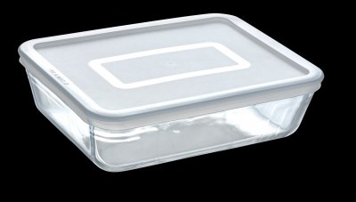 PYREX Cook & freeze plat rectangulaire avec couvercle plastique 27 x 22 cm