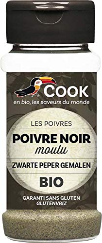 COO k - Herbier de France Poivre noir moulu bio - Flacon 45g
