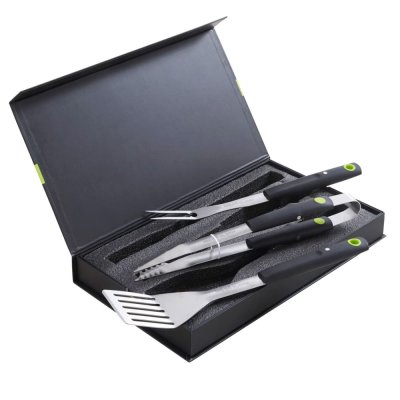 HAPPY GARDEN Cook'in Garden - Coffret de 3 accessoires aimant&eacute;s pour barbecue