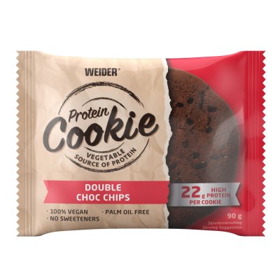 WEIDER Cookie Prot&eacute;in&eacute; Double Choc Chips 100% Vegan 90g - 