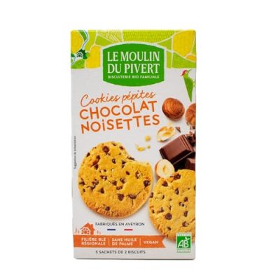 LE MOULIN DU PIVERT Cookies p&eacute;pites BIO,  (175 g)