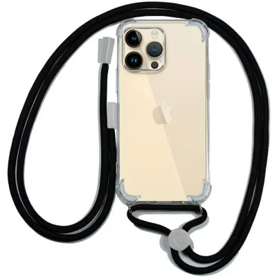 COOL  funda cord&oacute;n negro para iphone 14 pro max