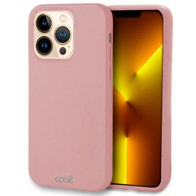 COOL  funda eco biodegradable para iphone 13 pro max rosa