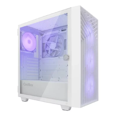 COOLBOX  COO-CHA-GA300W-0 unit&eacute; centrale Tower Blanc - Neuf